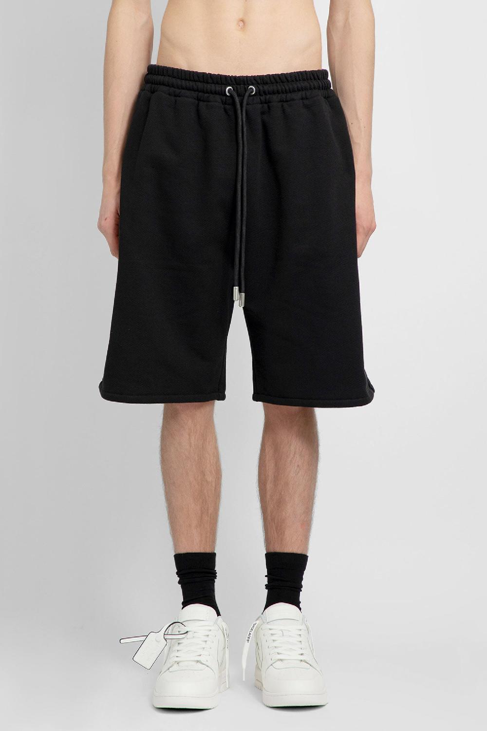 Antonioli OFF-WHITE MAN BLACK SHORTS & SKIRTS