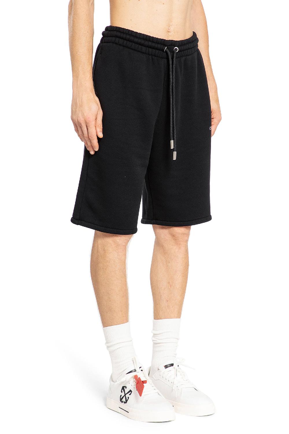 Antonioli OFF-WHITE MAN BLACK SHORTS & SKIRTS
