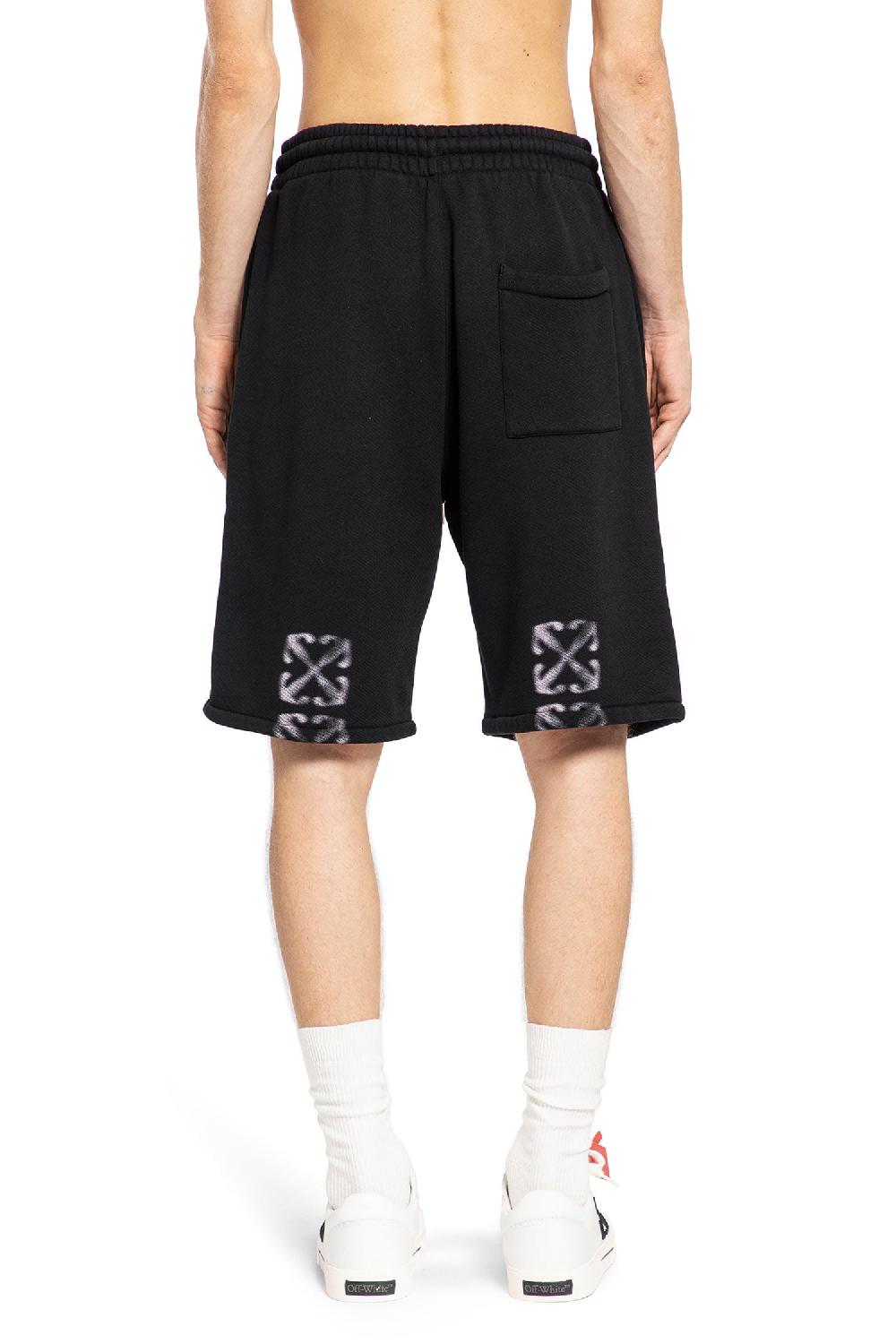 Antonioli OFF-WHITE MAN BLACK SHORTS & SKIRTS