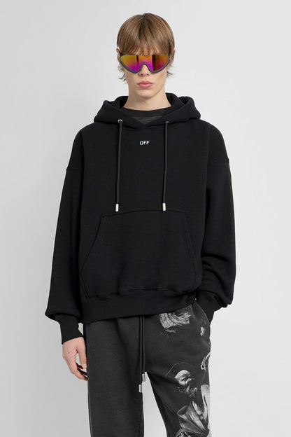 Antonioli OFF-WHITE MAN BLACK SWEATSHIRTS