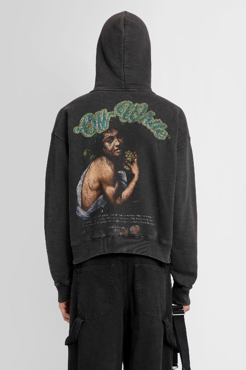 Antonioli OFF-WHITE MAN BLACK SWEATSHIRTS