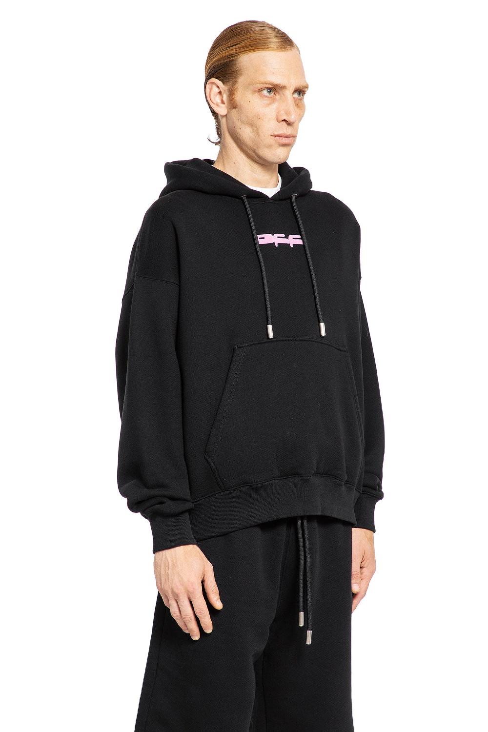 Antonioli OFF-WHITE MAN BLACK SWEATSHIRTS