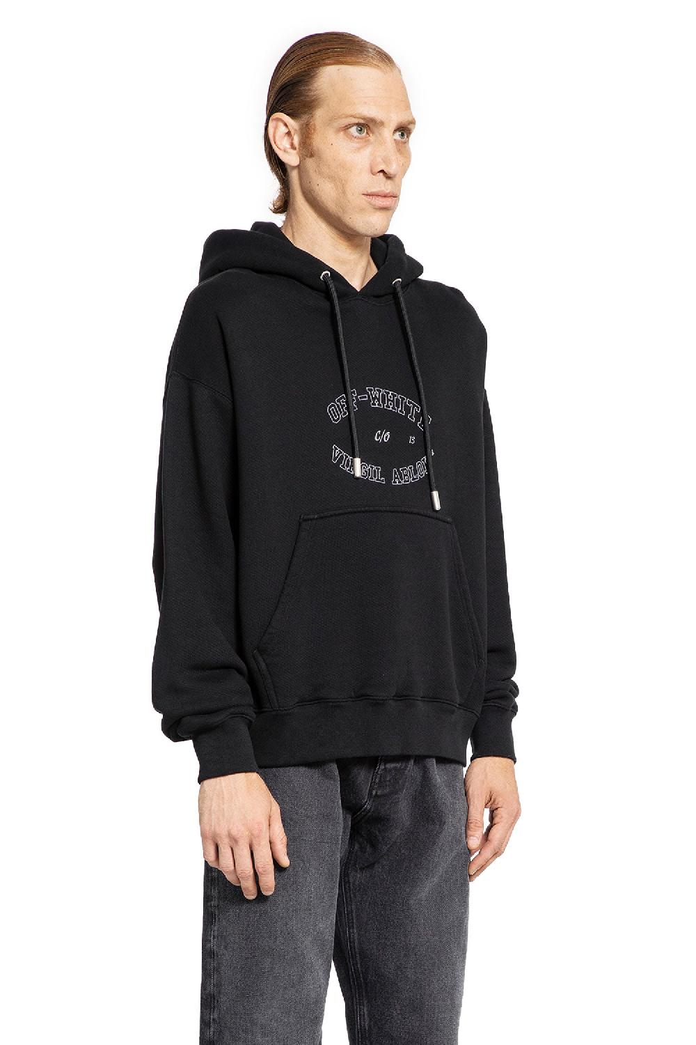 Antonioli OFF-WHITE MAN BLACK SWEATSHIRTS