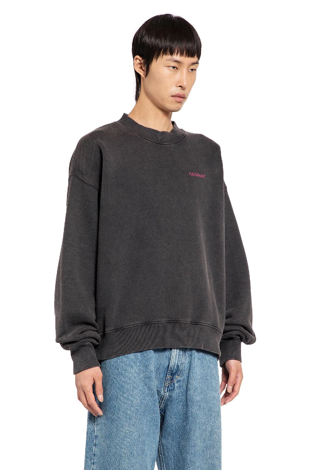 Antonioli OFF-WHITE MAN BLACK SWEATSHIRTS