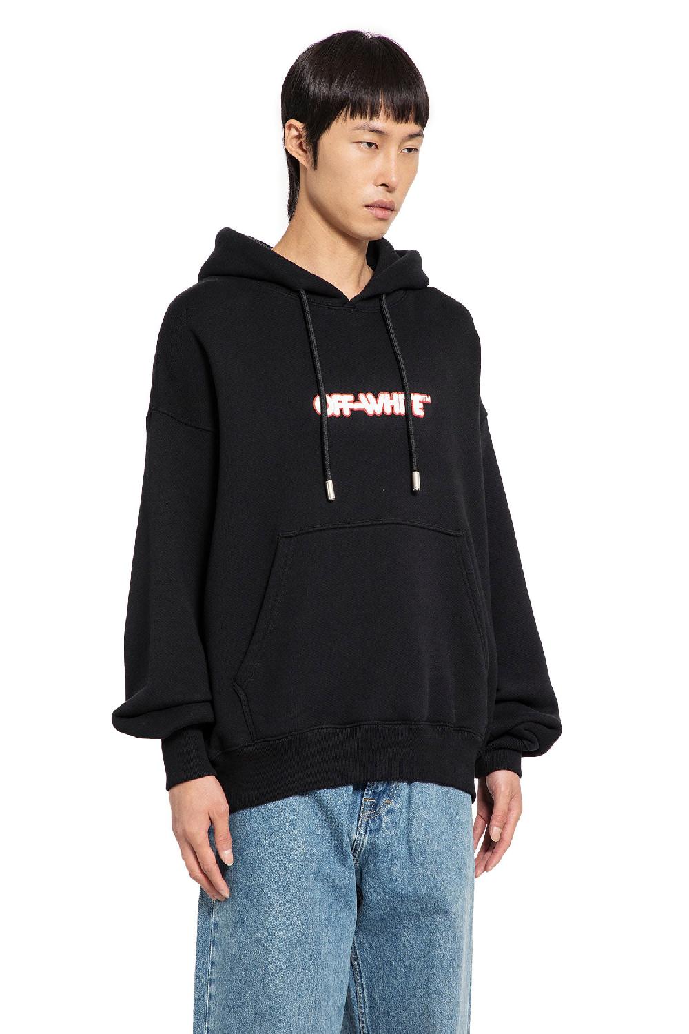 Antonioli OFF-WHITE MAN BLACK SWEATSHIRTS