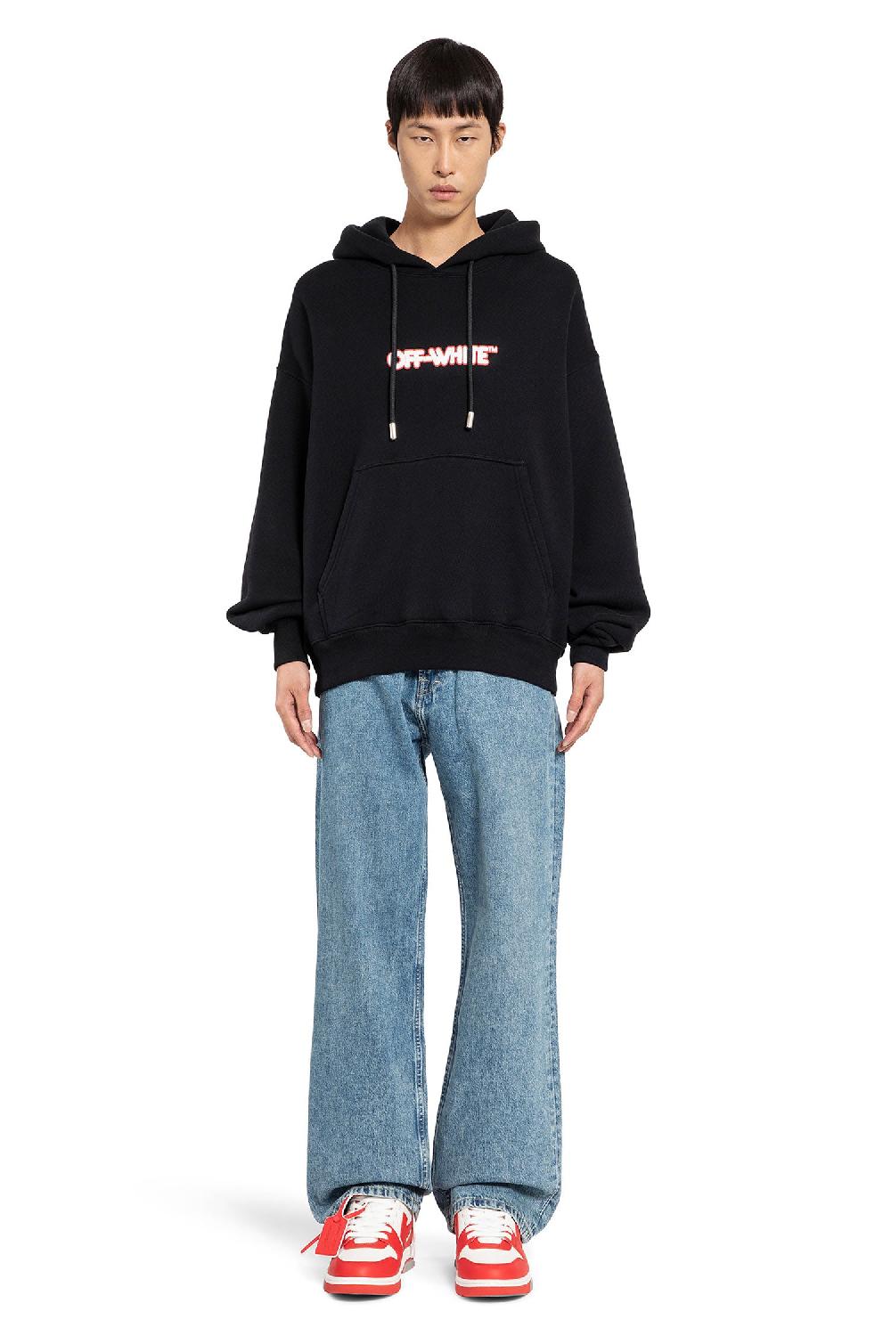 Antonioli OFF-WHITE MAN BLACK SWEATSHIRTS
