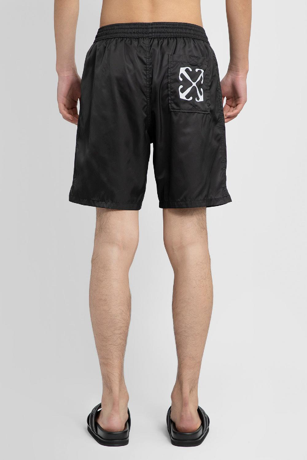 Antonioli OFF-WHITE MAN BLACK SWIMWEAR