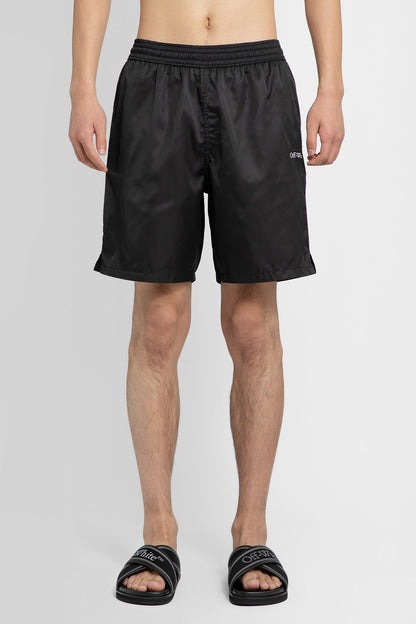 Antonioli OFF-WHITE MAN BLACK SWIMWEAR