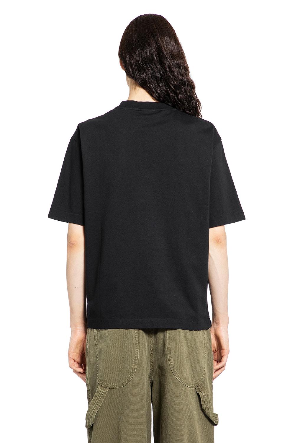 Antonioli OFF-WHITE MAN BLACK T-SHIRTS & TANK TOPS