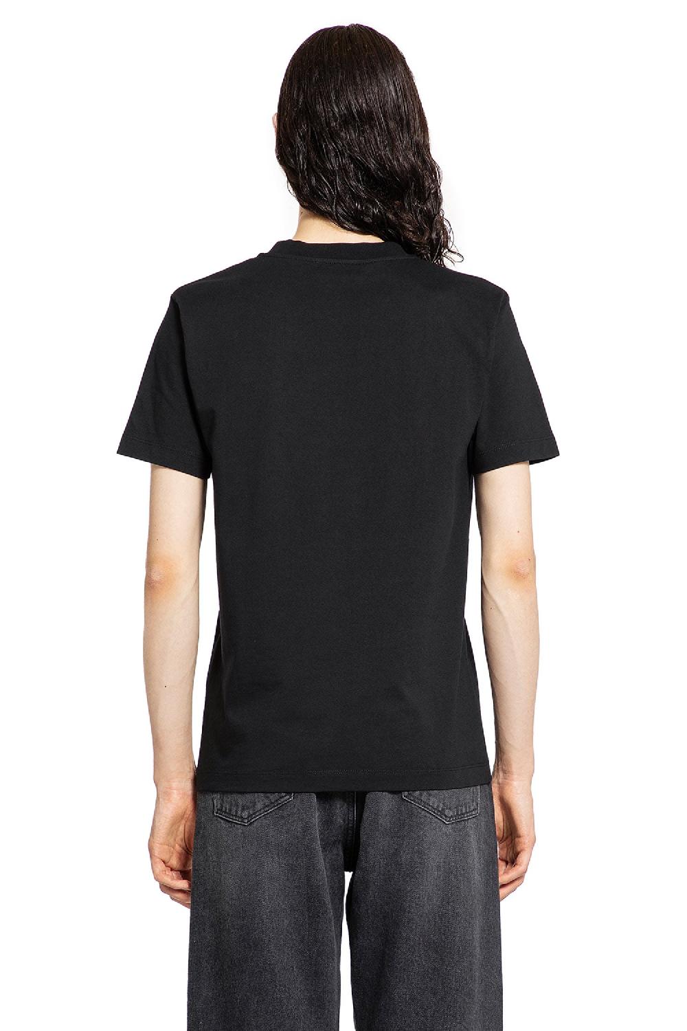 Antonioli OFF-WHITE MAN BLACK T-SHIRTS & TANK TOPS