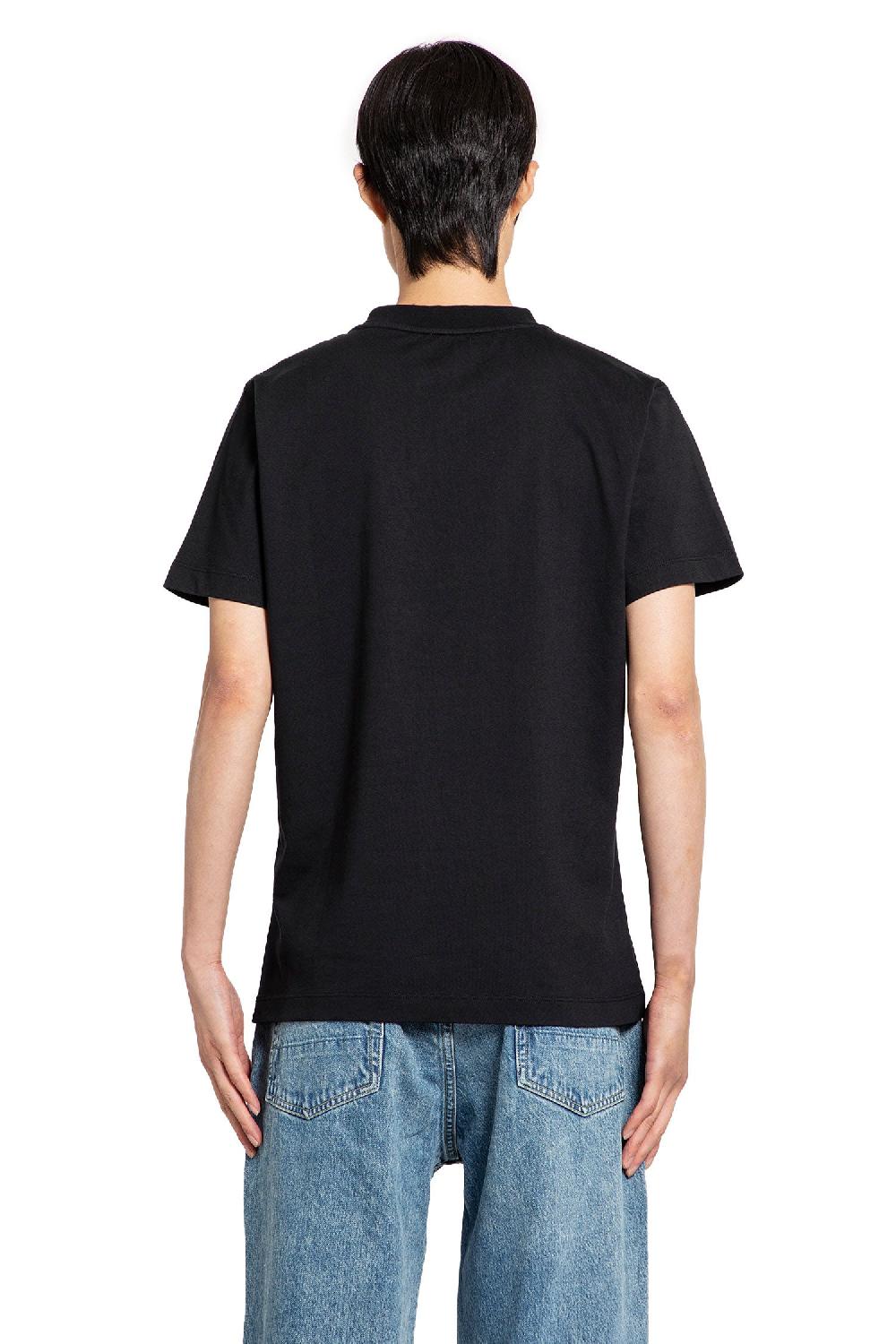 Antonioli OFF-WHITE MAN BLACK T-SHIRTS & TANK TOPS