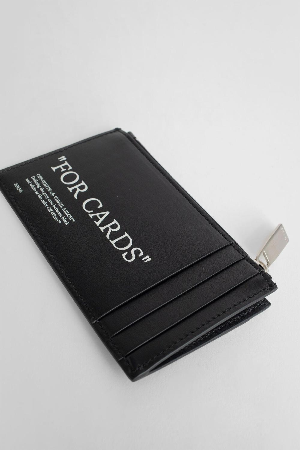 Antonioli OFF-WHITE MAN BLACK WALLETS & CARDHOLDERS
