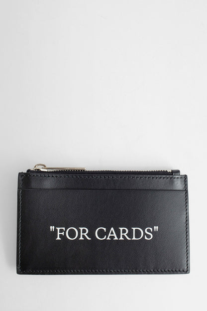 Antonioli OFF-WHITE MAN BLACK WALLETS & CARDHOLDERS