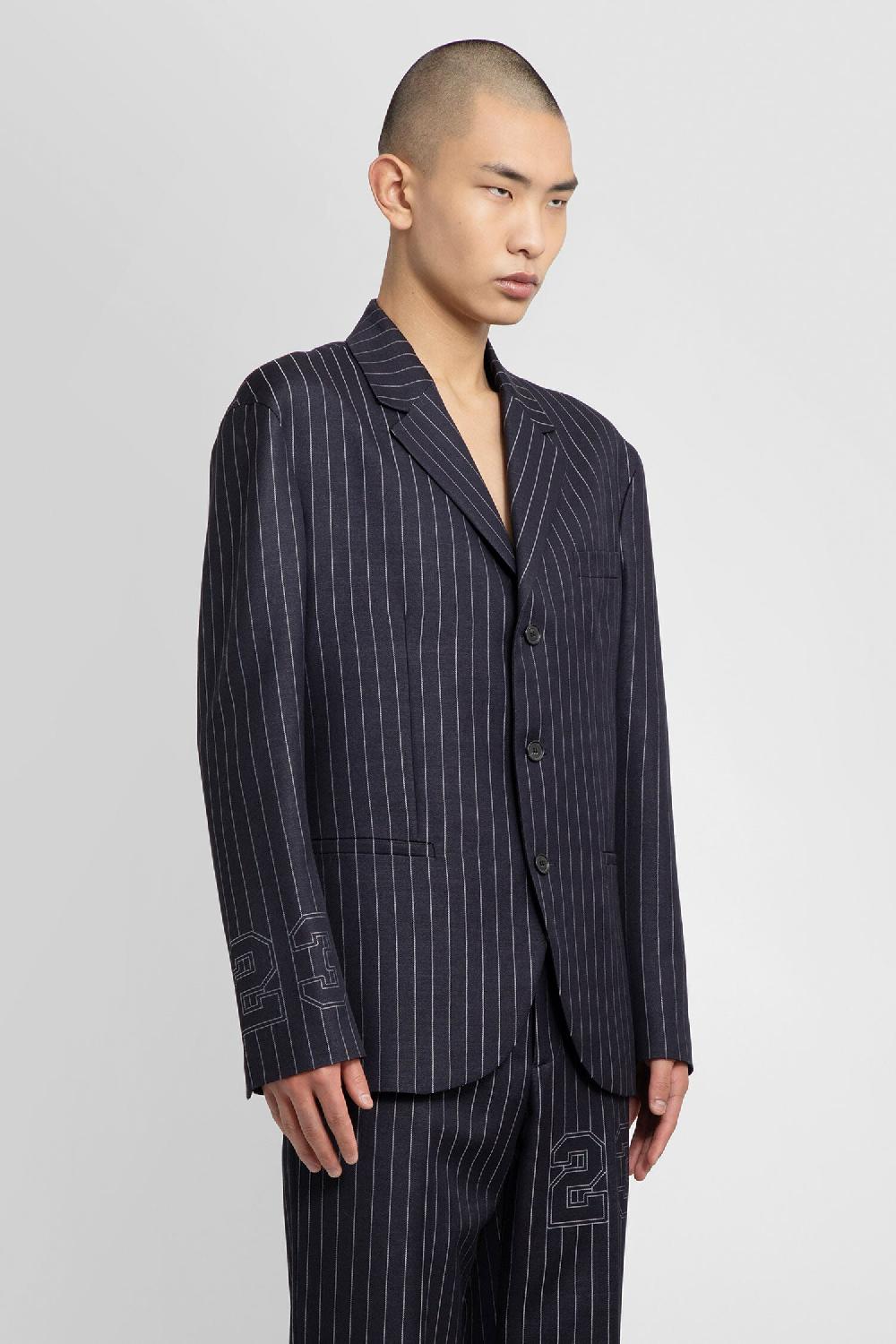 Antonioli OFF-WHITE MAN BLACK&WHITE BLAZERS
