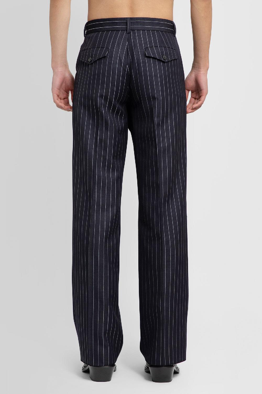 Antonioli OFF-WHITE MAN BLACK&WHITE TROUSERS