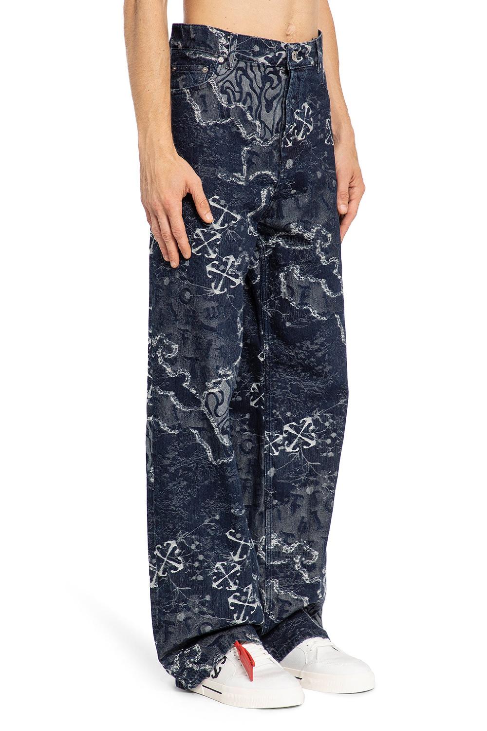 Antonioli OFF-WHITE MAN BLUE JEANS