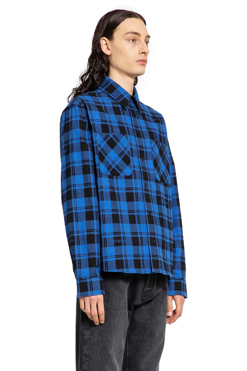 Antonioli OFF-WHITE MAN BLUE SHIRTS