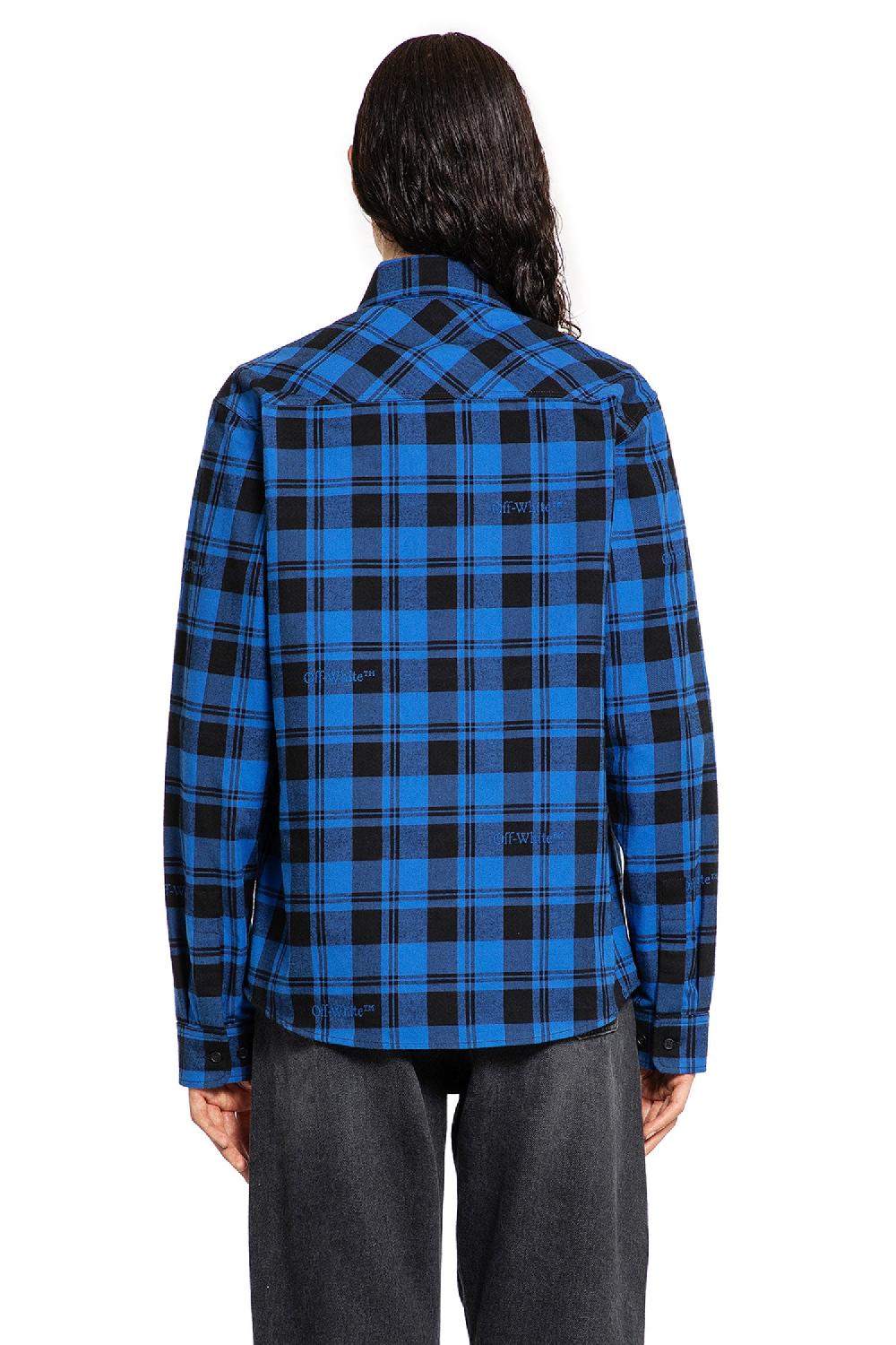 Antonioli OFF-WHITE MAN BLUE SHIRTS