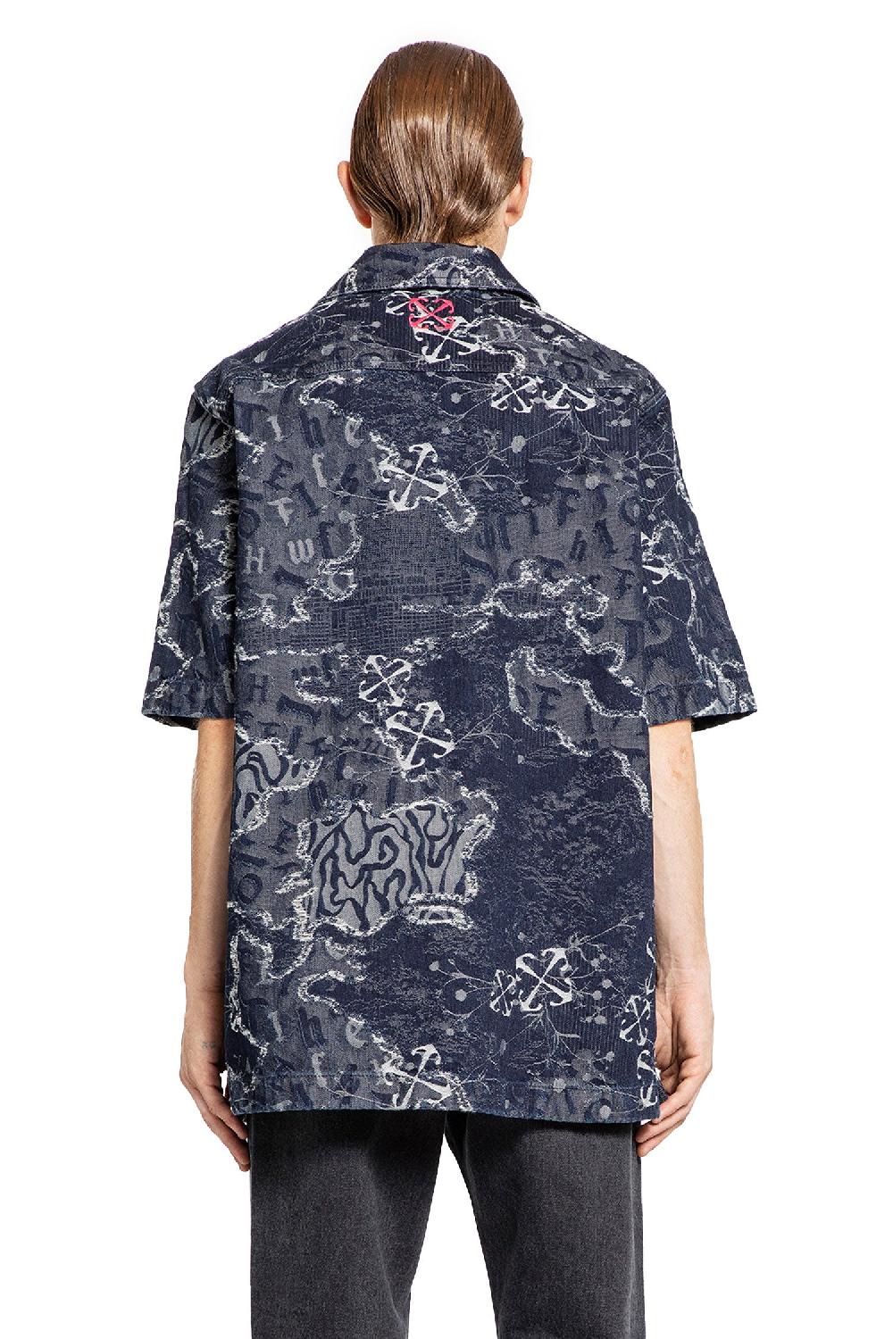 Antonioli OFF-WHITE MAN BLUE SHIRTS
