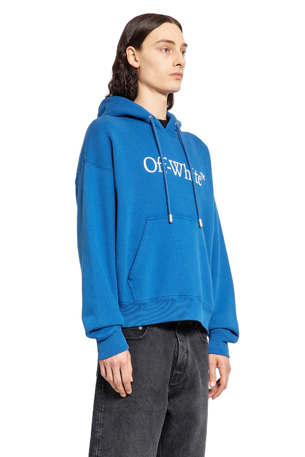 Antonioli OFF-WHITE MAN BLUE SWEATSHIRTS