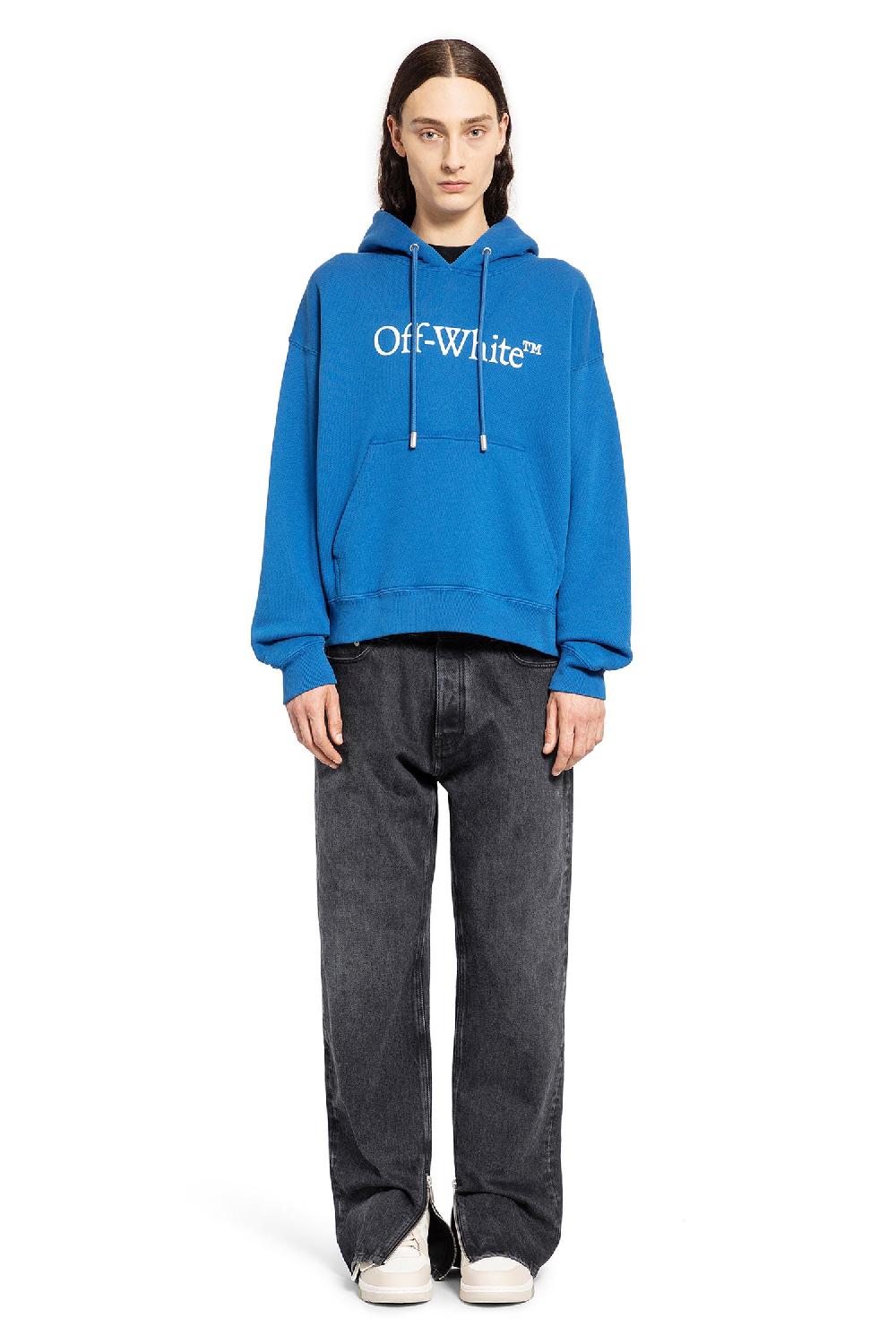 Antonioli OFF-WHITE MAN BLUE SWEATSHIRTS