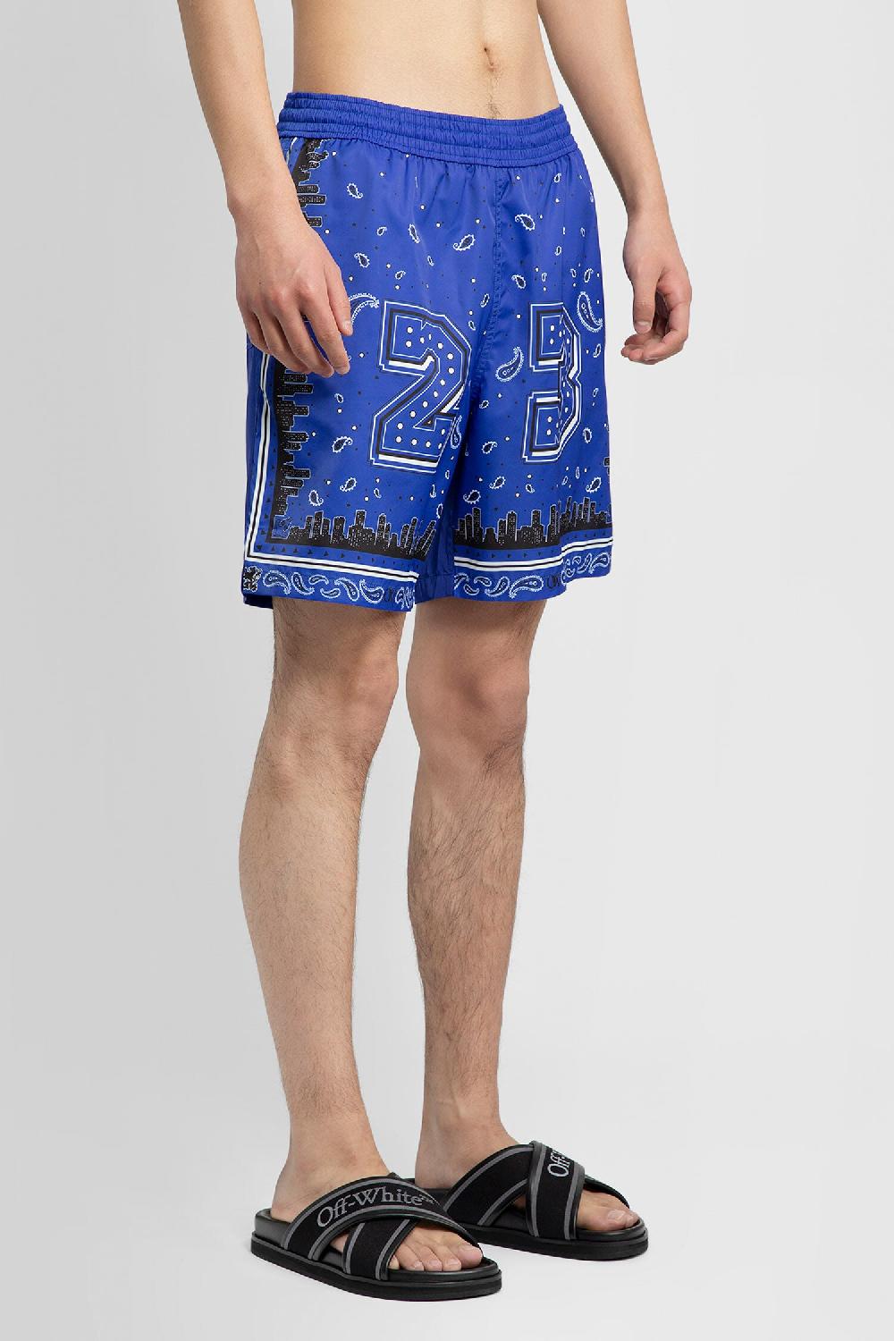 Antonioli OFF-WHITE MAN BLUE SWIMWEAR