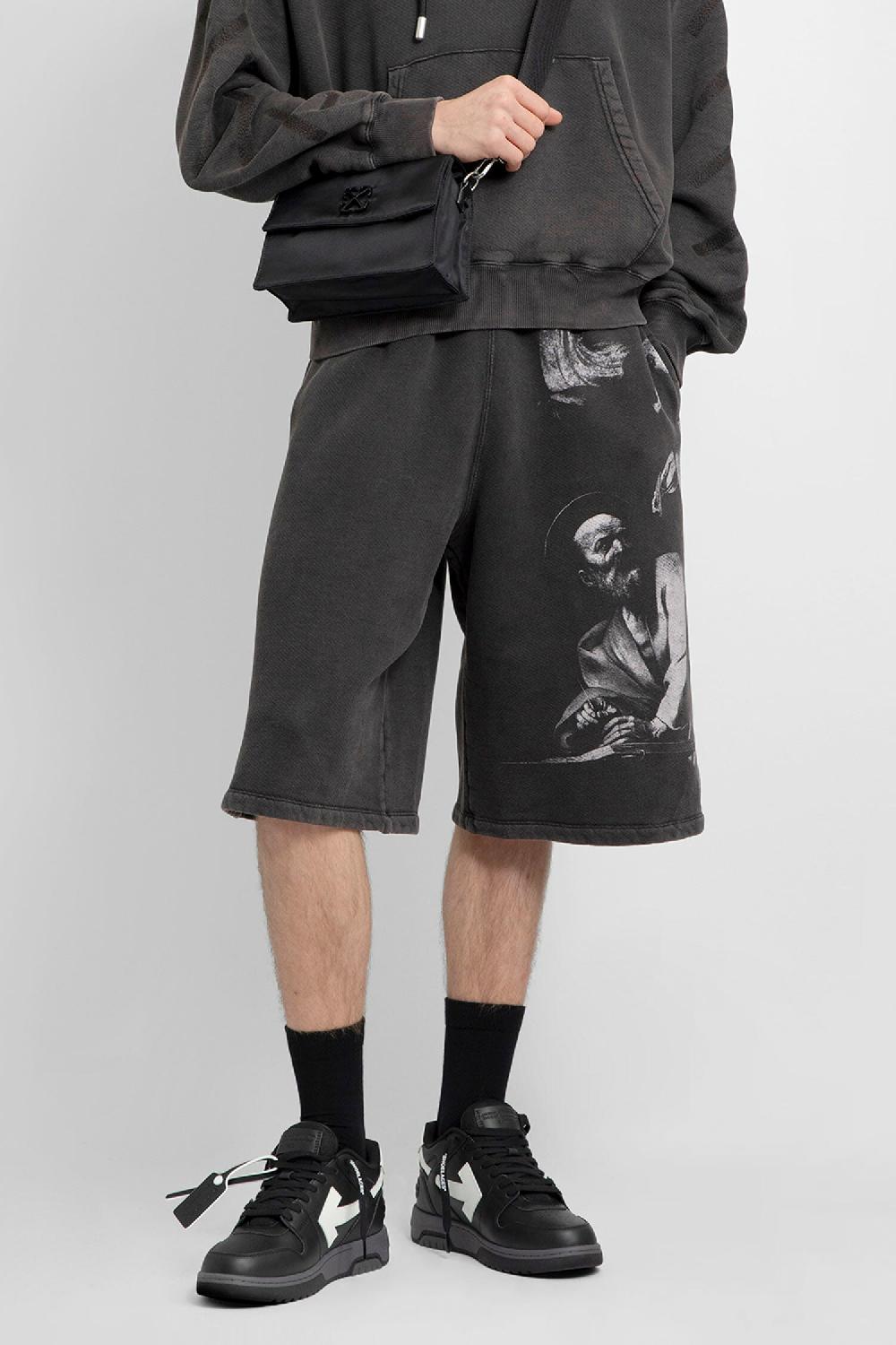 Antonioli OFF-WHITE MAN GREY SHORTS & SKIRTS