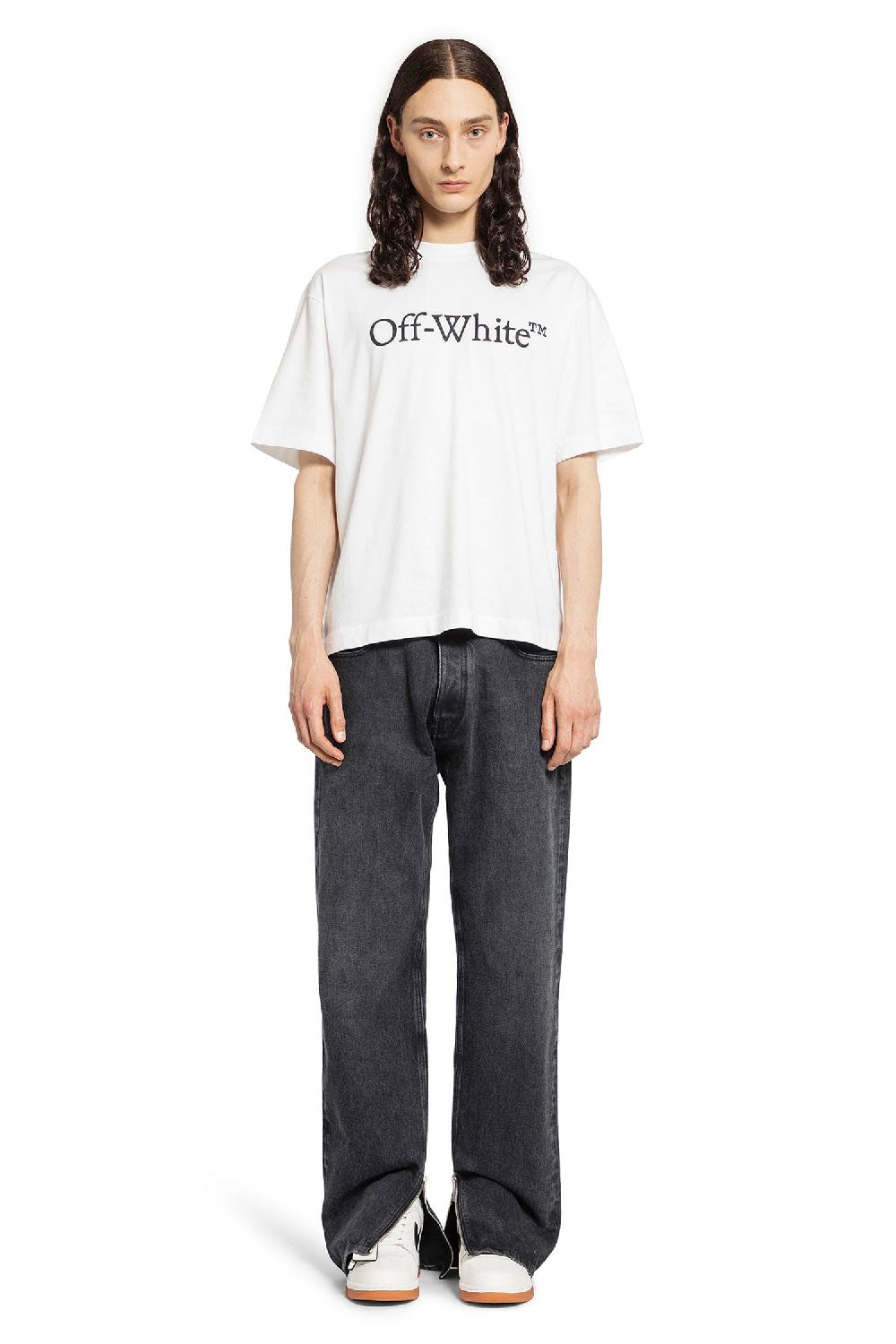 Antonioli OFF-WHITE MAN WHITE T-SHIRTS & TANK TOPS