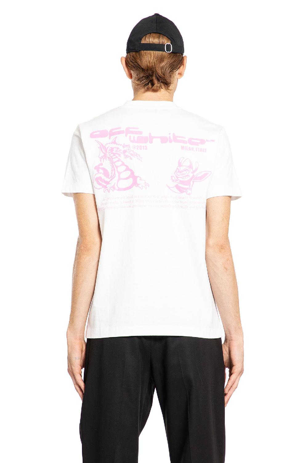 Antonioli OFF-WHITE MAN WHITE T-SHIRTS & TANK TOPS