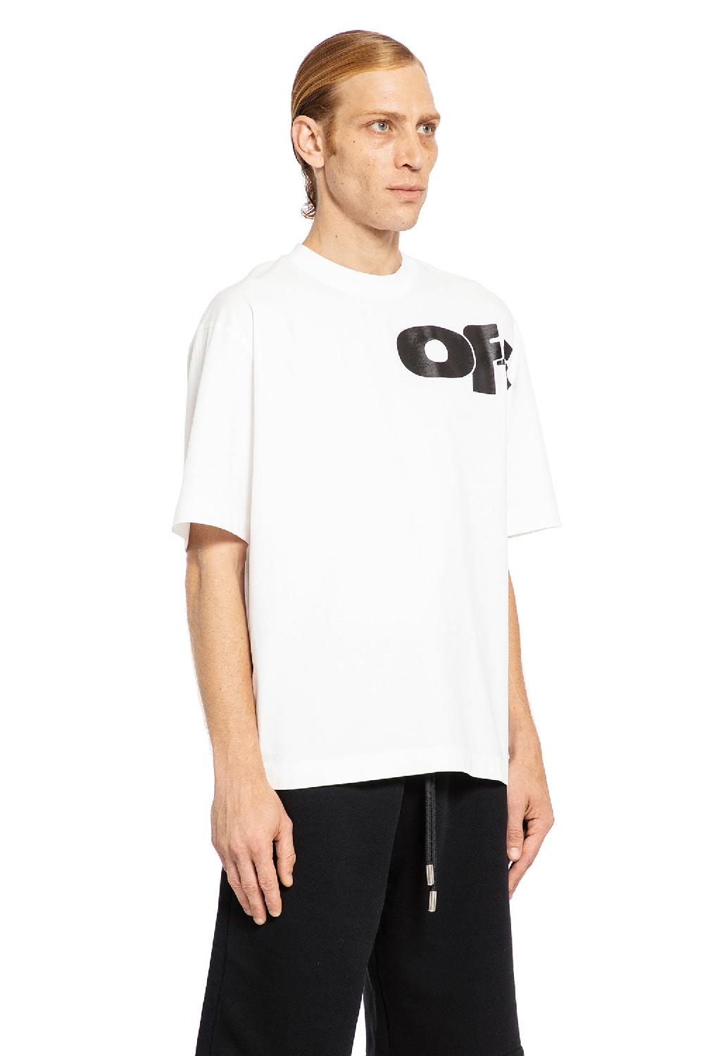 Antonioli OFF-WHITE MAN WHITE T-SHIRTS & TANK TOPS