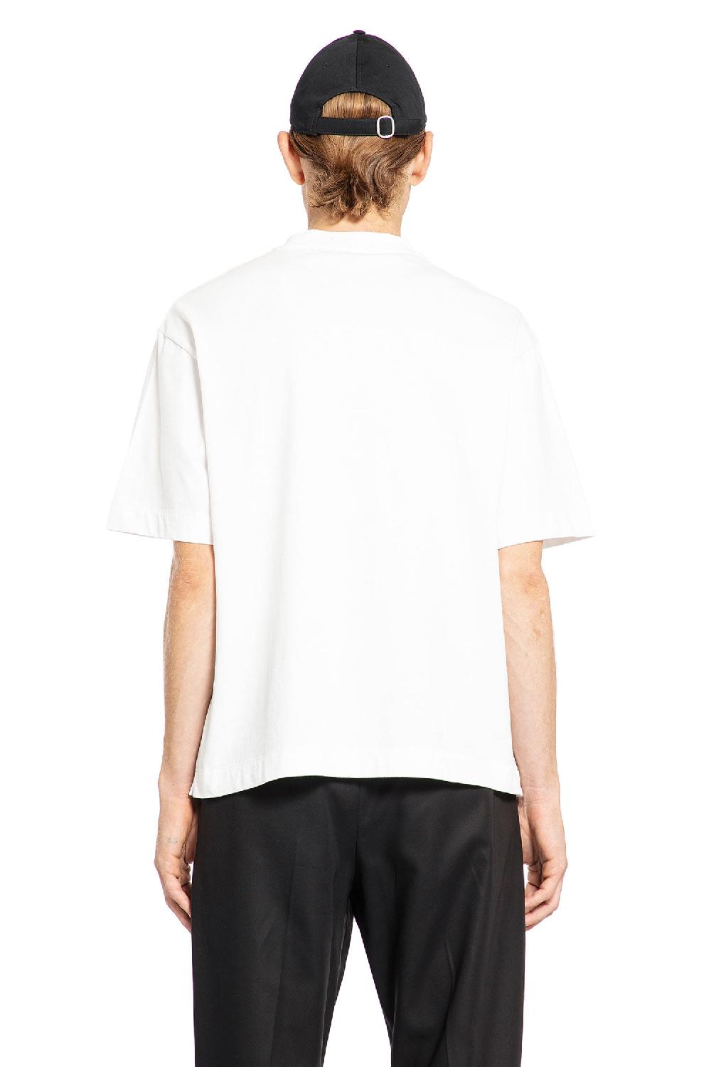 Antonioli OFF-WHITE MAN WHITE T-SHIRTS & TANK TOPS