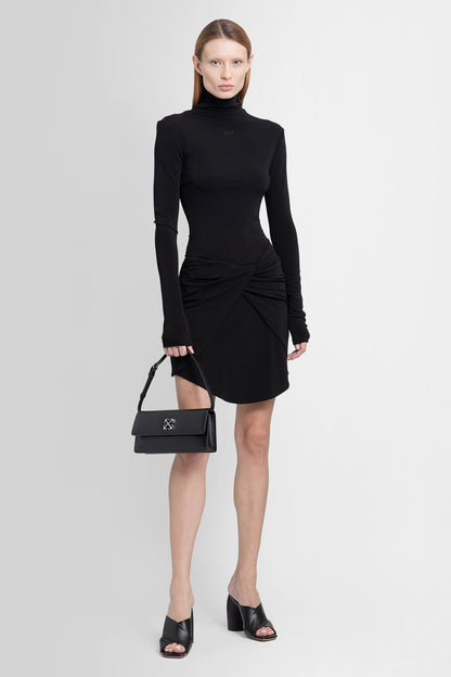 Antonioli OFF-WHITE WOMAN BLACK DRESSES