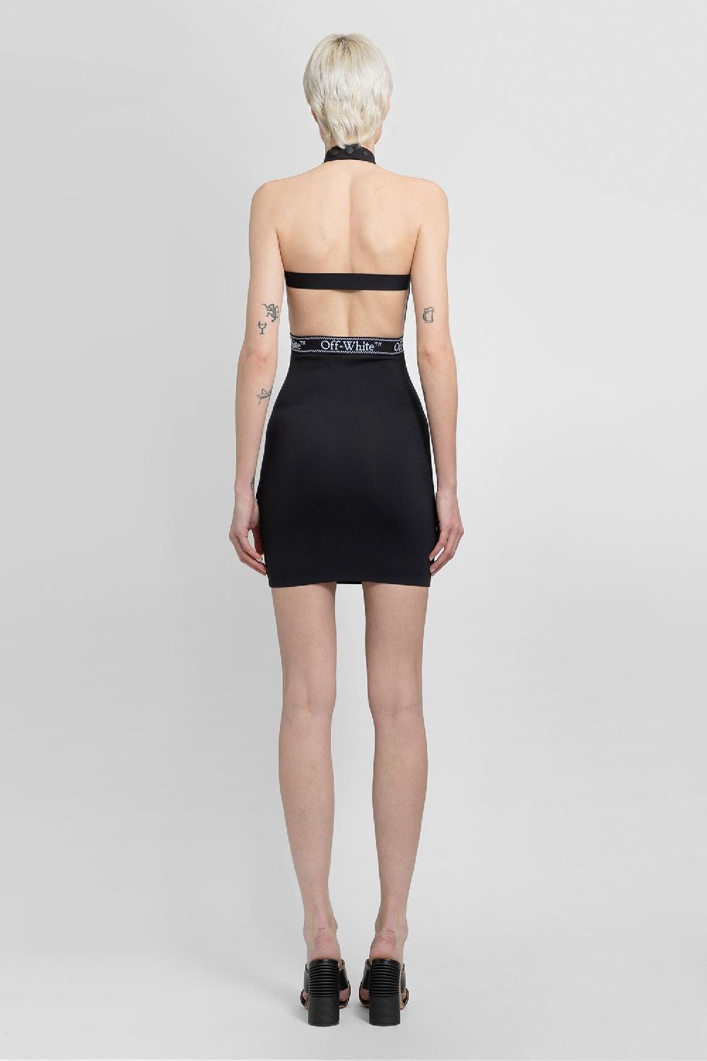 Antonioli OFF-WHITE WOMAN BLACK DRESSES