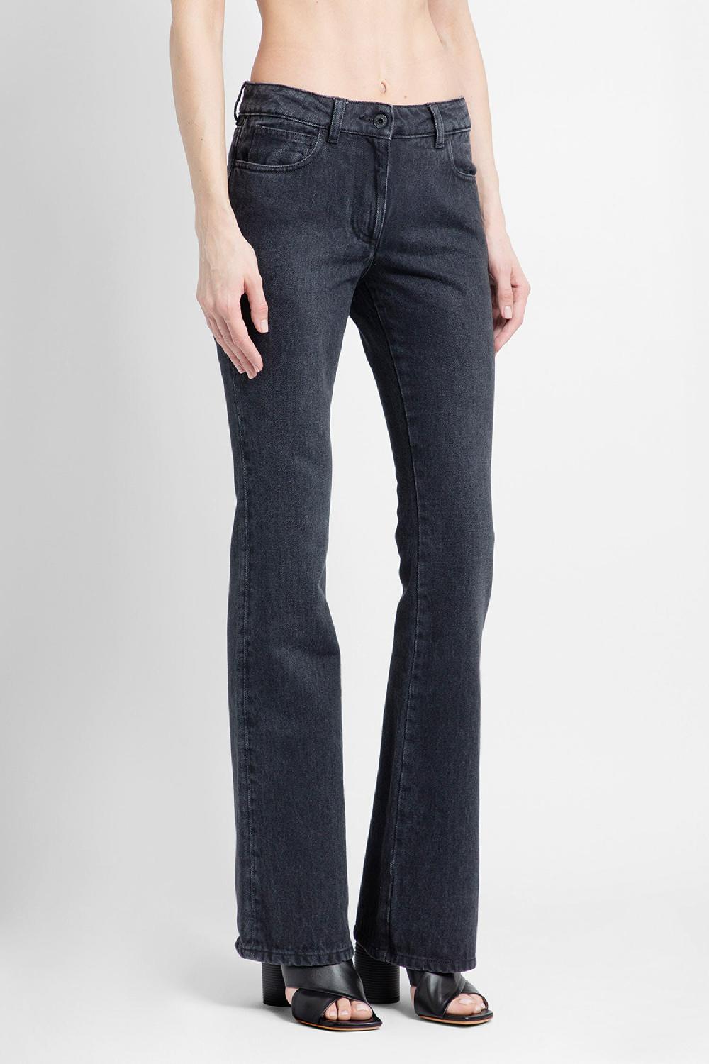 Antonioli OFF-WHITE WOMAN BLACK JEANS