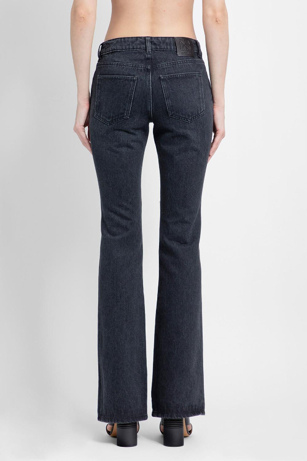 Antonioli OFF-WHITE WOMAN BLACK JEANS