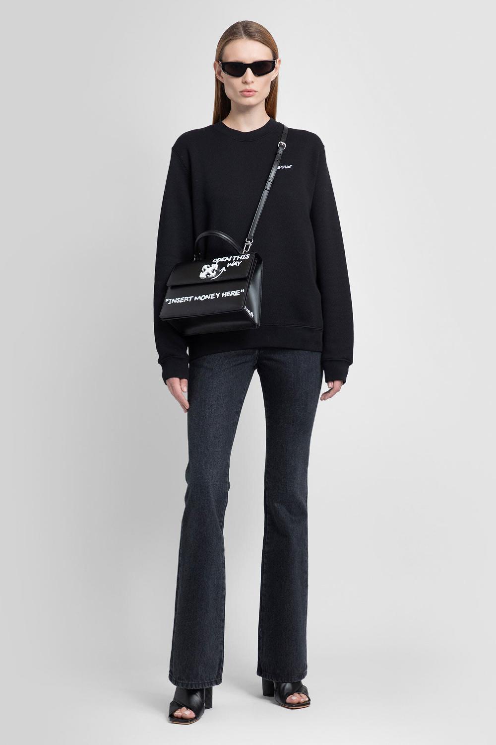 Antonioli OFF-WHITE WOMAN BLACK JEANS