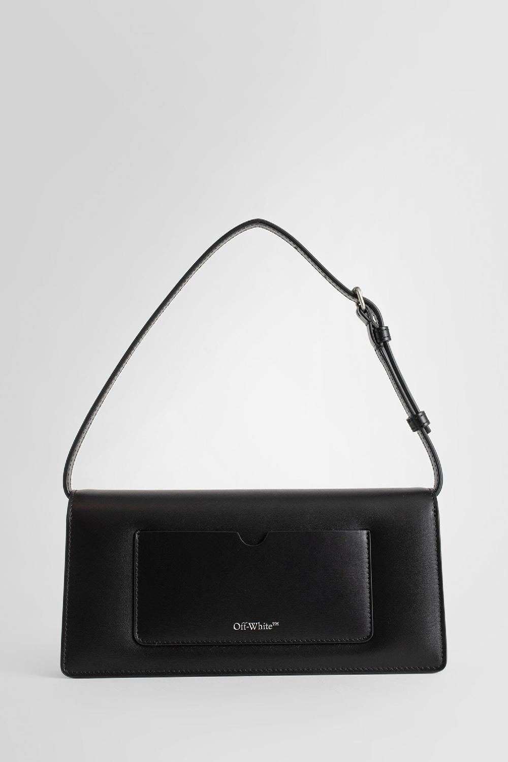 Antonioli OFF-WHITE WOMAN BLACK SHOULDER BAGS