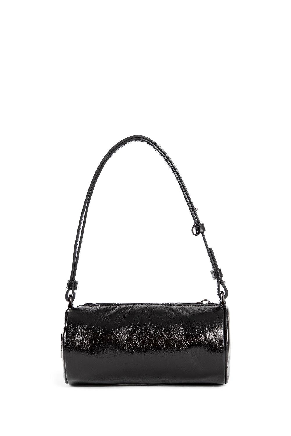 Antonioli OFF-WHITE WOMAN BLACK SHOULDER BAGS