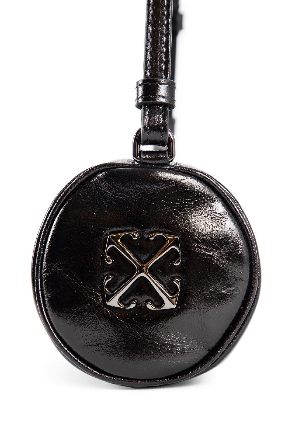 Antonioli OFF-WHITE WOMAN BLACK SHOULDER BAGS