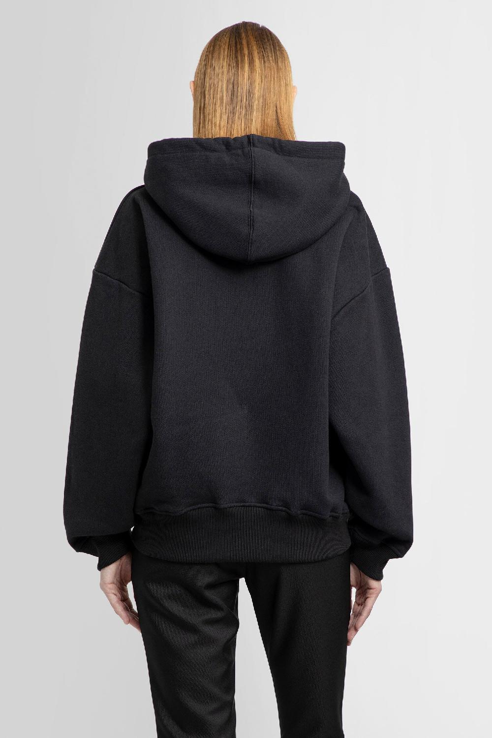 Antonioli OFF-WHITE WOMAN BLACK SWEATSHIRTS