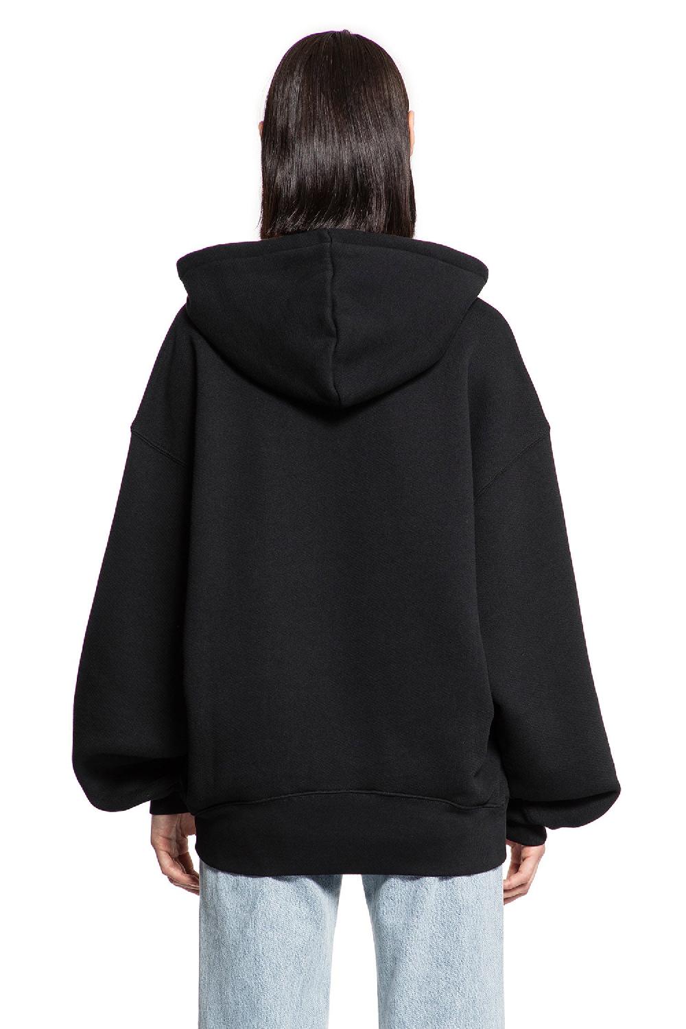 Antonioli OFF-WHITE WOMAN BLACK SWEATSHIRTS
