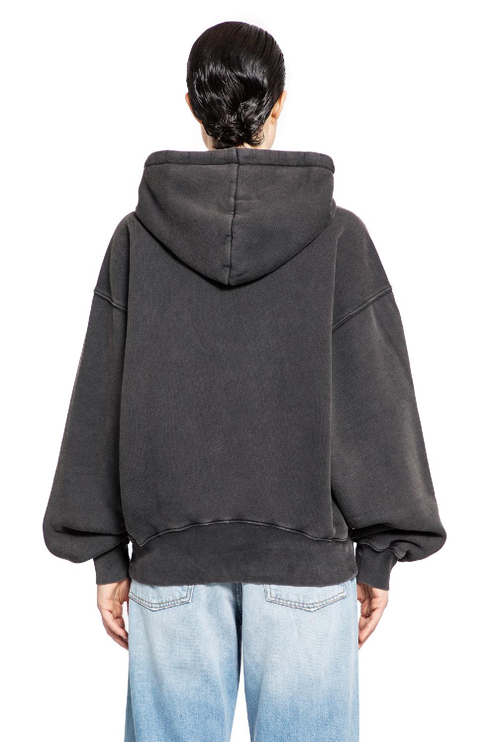 Antonioli OFF-WHITE WOMAN BLACK SWEATSHIRTS
