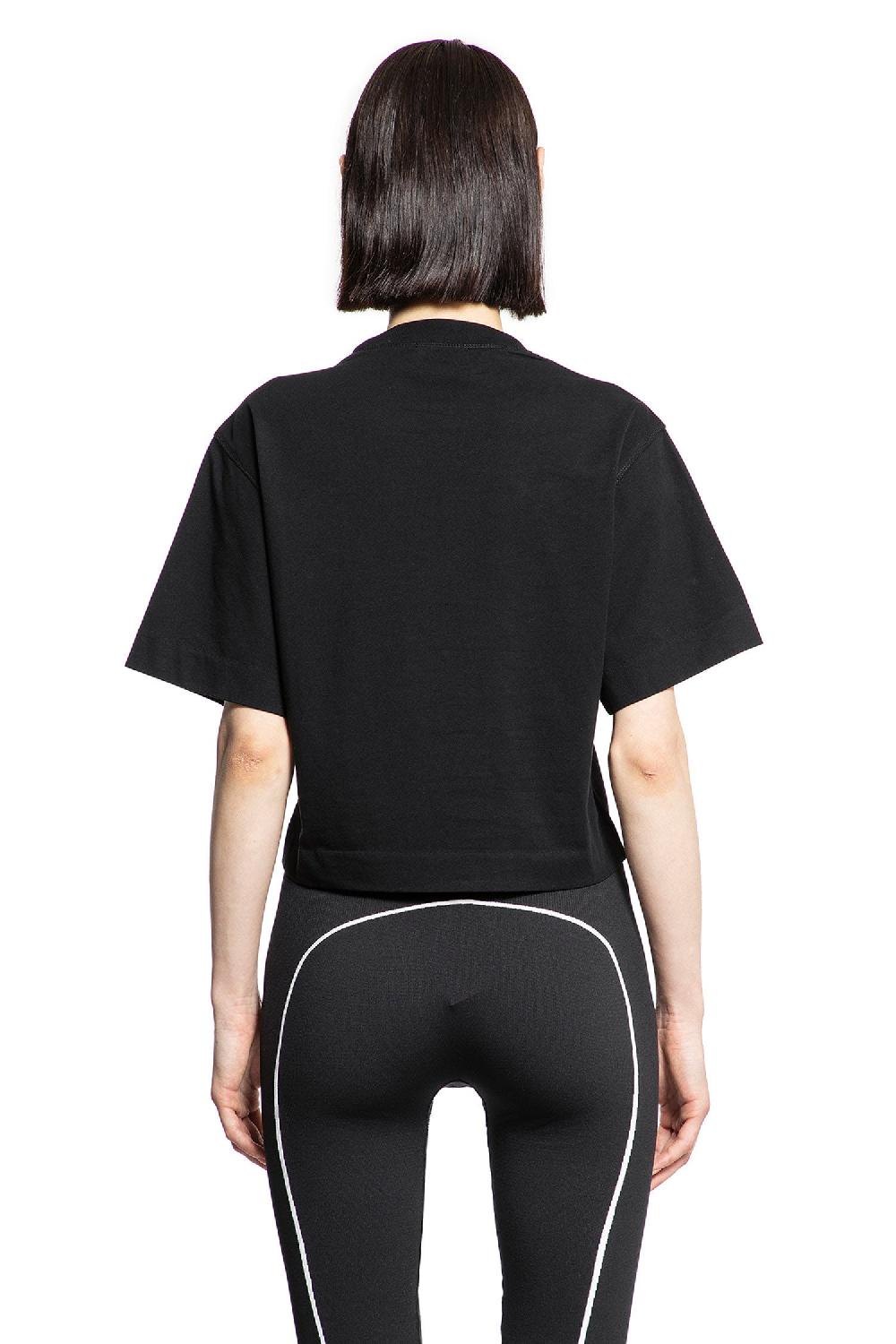 Antonioli OFF-WHITE WOMAN BLACK T-SHIRTS & TANK TOPS