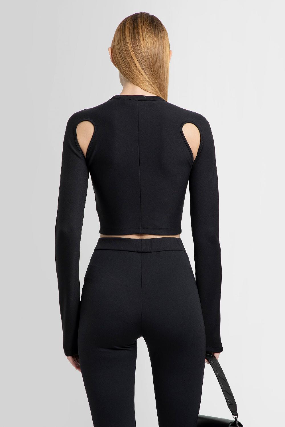 Antonioli OFF-WHITE WOMAN BLACK TOPS