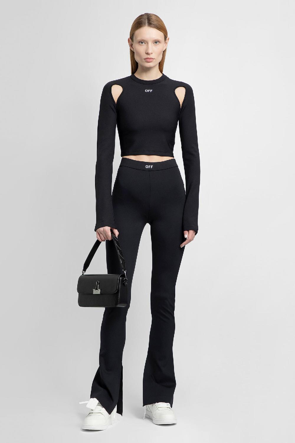 Antonioli OFF-WHITE WOMAN BLACK TOPS