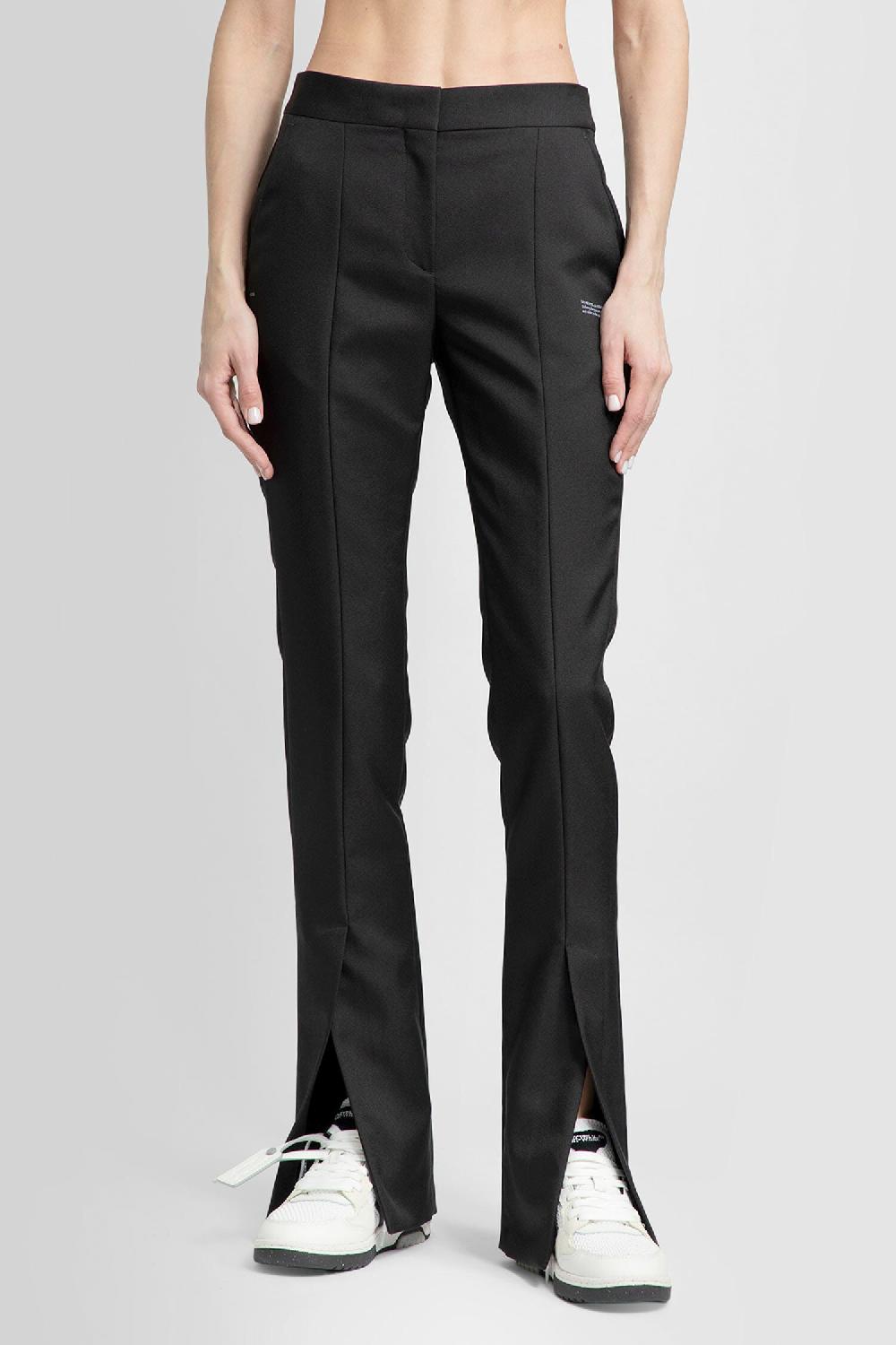 Antonioli OFF-WHITE WOMAN BLACK TROUSERS