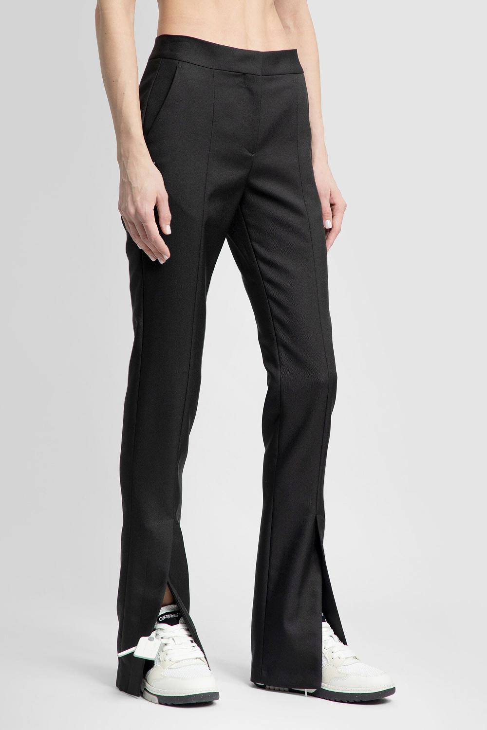 Antonioli OFF-WHITE WOMAN BLACK TROUSERS