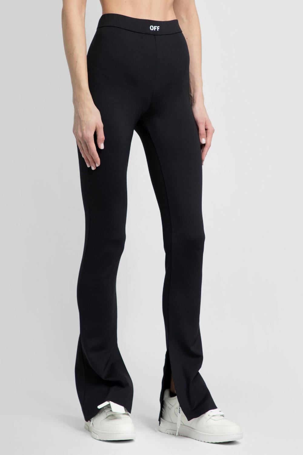 Antonioli OFF-WHITE WOMAN BLACK TROUSERS