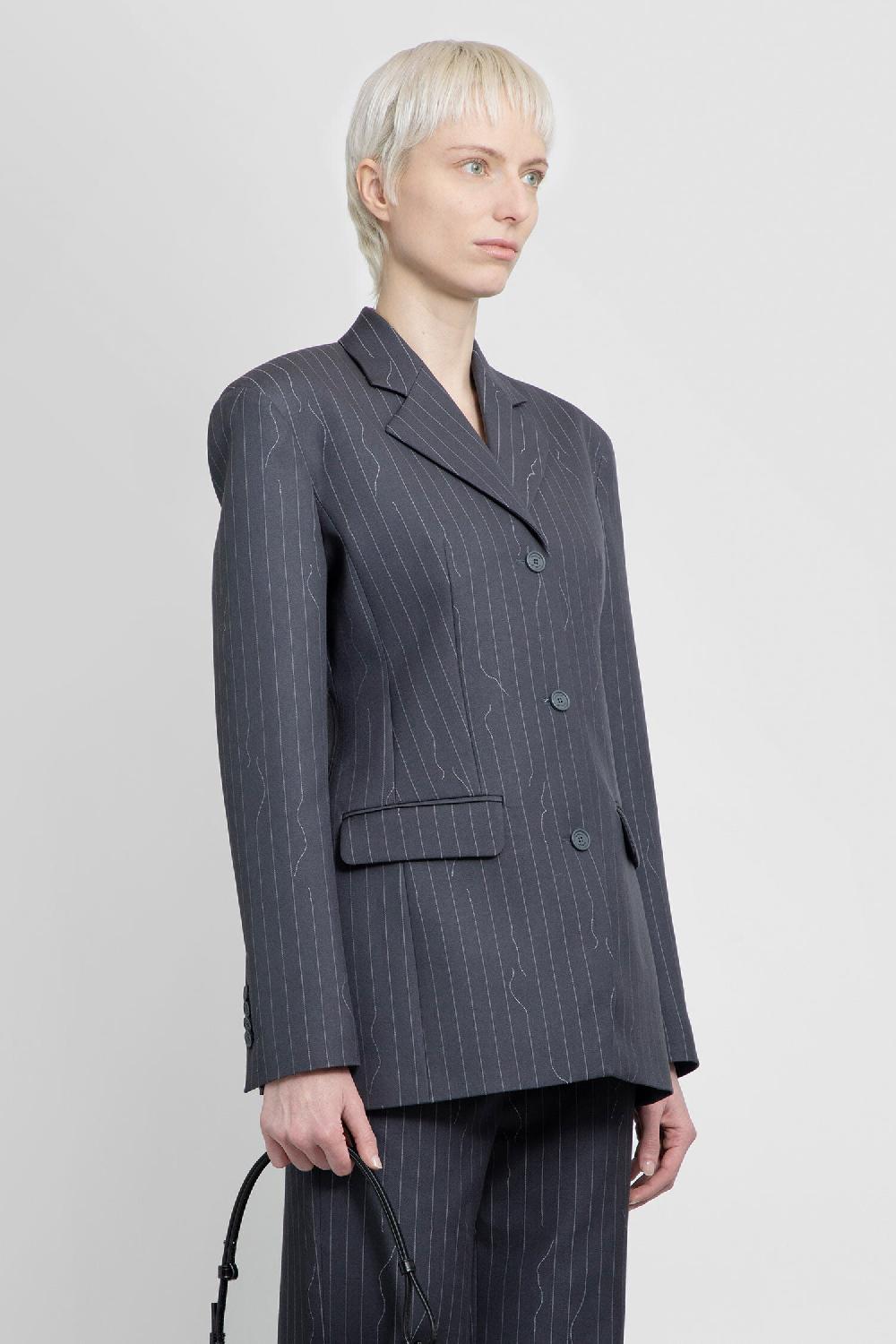 Antonioli OFF-WHITE WOMAN GREY BLAZERS