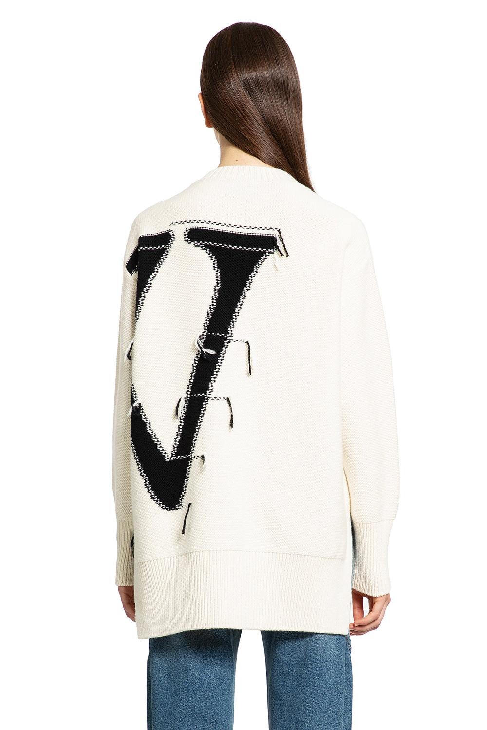 Antonioli OFF-WHITE WOMAN WHITE KNITWEAR